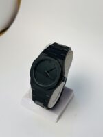 Aura Men’s Matte Black Analog Watch With Arabic Numerals - Image 2