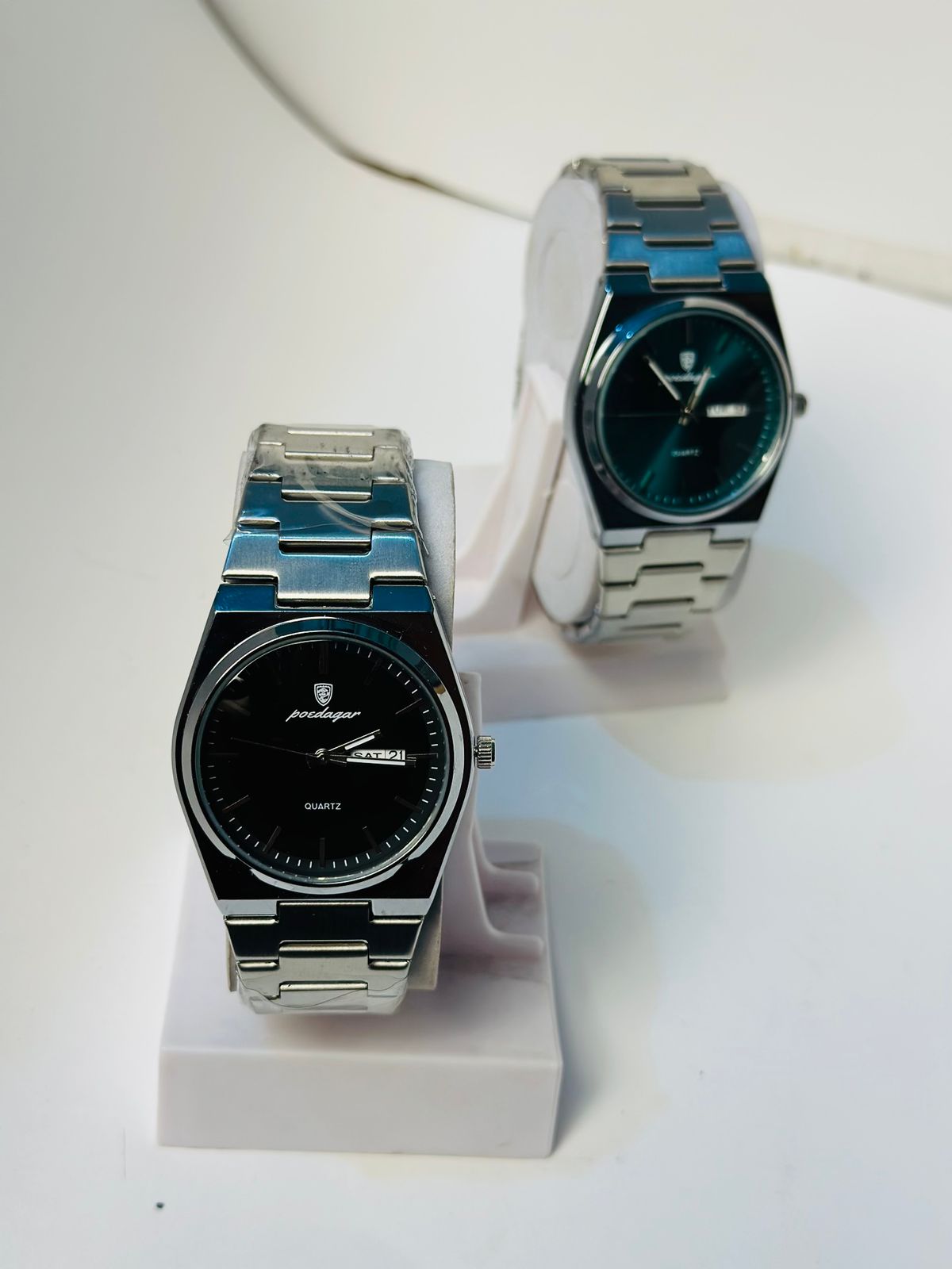 WhatsApp Image 2025-11-06 at 12.53.43 (3) POEDAGAR 930 Black Luxury Watch For Men Waterproof Luminous Date Week Stainless Steel Men Watch Casual Quartz Men's Watch- Watch For Men - Image 1