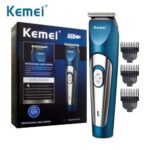 Kemei KM-1251 Rechargeable 3 clipper Hair and Beard Trimmer for Men - Image 4